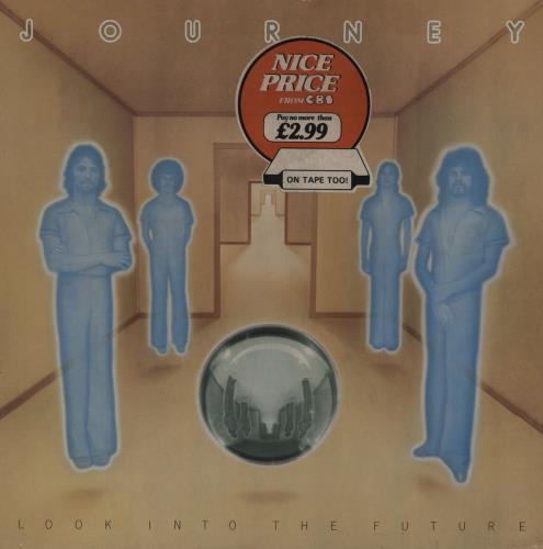 Journey Look Into The Future - Nice Price sticker vinyl LP album (LP record) UK JOULPLO186404