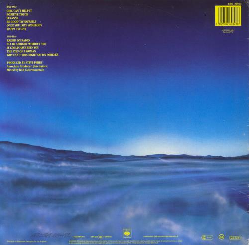 Journey Raised On Radio - stickered p/s vinyl LP album (LP record) UK JOULPRA596265