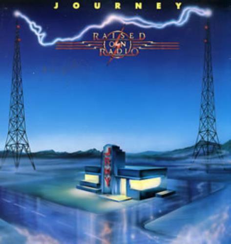Journey Raised On Radio vinyl LP album (LP record) Japanese JOULPRA253257