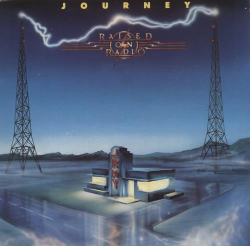 Journey Raised On Radio vinyl LP album (LP record) UK JOULPRA298556