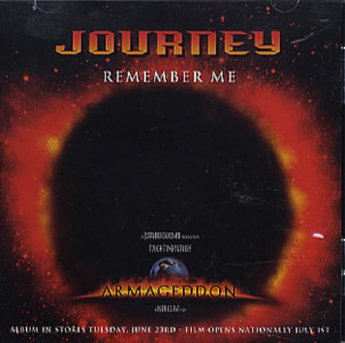 Journey Remember Me CD single (CD5 / 5") US JOUC5RE119466