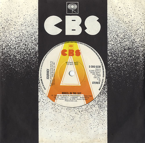 Journey Wheel In The Sky 7" vinyl single (7 inch record / 45) UK JOU07WH594451