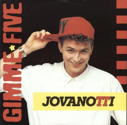 Jovanotti Gimme Five 12" vinyl single (12 inch record / Maxi-single) UK JOV12GI725374