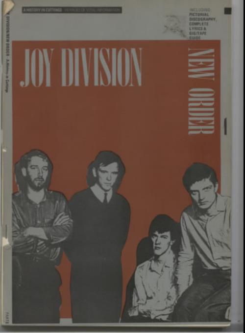 Joy Division A History In Cuttings book UK JOYBKAH592909