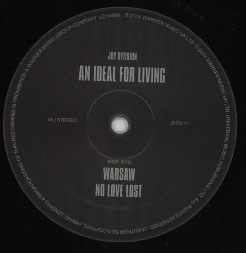 Joy Division An Ideal For Living - Record Store Day - EX 12" vinyl single (12 inch record / Maxi-single) UK JOY12AN839196
