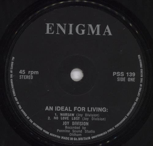 Joy Division An Ideal For Living EP - G 7" vinyl single (7 inch record / 45) UK JOY07AN835326