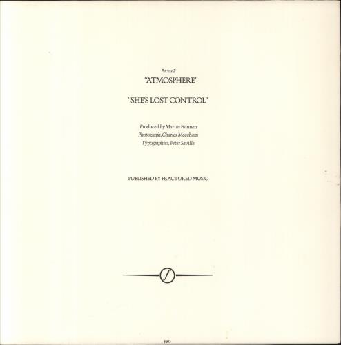 Joy Division Atmosphere 12" vinyl single (12 inch record / Maxi-single) UK JOY12AT834544