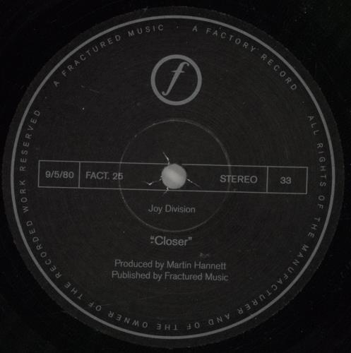 Joy Division Closer - 180gm vinyl LP album (LP record) UK JOYLPCL878388
