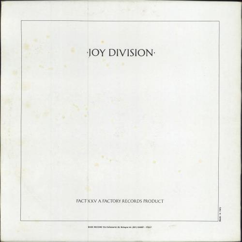 Joy Division Closer - EX vinyl LP album (LP record) Italian JOYLPCL784061