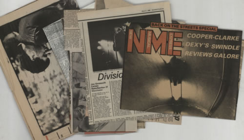 Joy Division Collection of Press Clippings memorabilia UK JOYMMCO604297