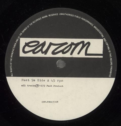 Joy Division Earcom 1 - Complete 12" vinyl single (12 inch record / Maxi-single) UK JOY12EA887858