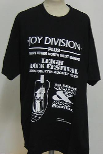 Joy Division Leigh Rock Festival [Large] t-shirt UK JOYTSLE405404