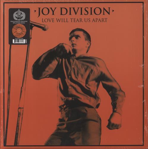 Joy Division Love Will Tear Us Apart - Orange/Black Splatter Vinyl - Sealed 12" vinyl single (12 inch record / Maxi-single) US JOY12LO857273
