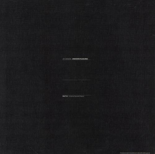 Joy Division Unknown Pleasures - 1st - Black - EX vinyl LP album (LP record) UK JOYLPUN576401