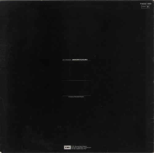 Joy Division Unknown Pleasures - Green Man Label vinyl LP album (LP record) New Zealand JOYLPUN872136