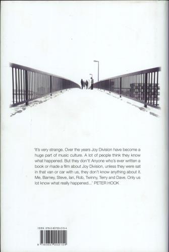 Joy Division Unknown Pleasures: Inside Joy Division book UK JOYBKUN774044