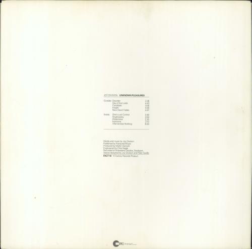 Joy Division Unknown Pleasures vinyl LP album (LP record) New Zealand JOYLPUN824914
