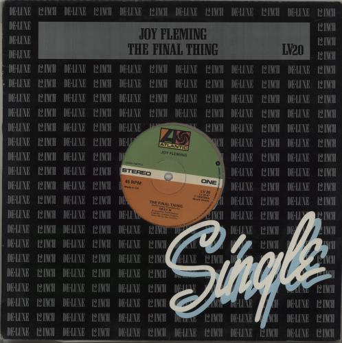 Joy Fleming The Final Thing 12" vinyl single (12 inch record / Maxi-single) UK OQY12TH666046
