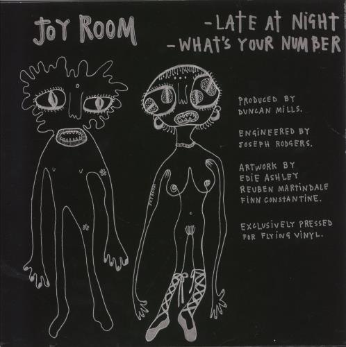 Joy Room What's Your Number? / Late At Night 7" vinyl single (7 inch record / 45) UK 9U607WH864909