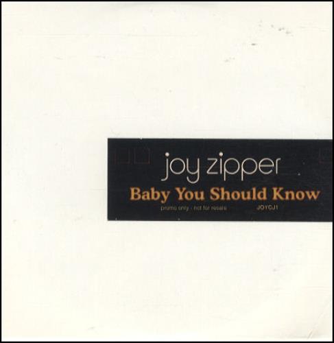Joy Zipper Baby You Should Know CD single (CD5 / 5") UK JA3C5BA279344