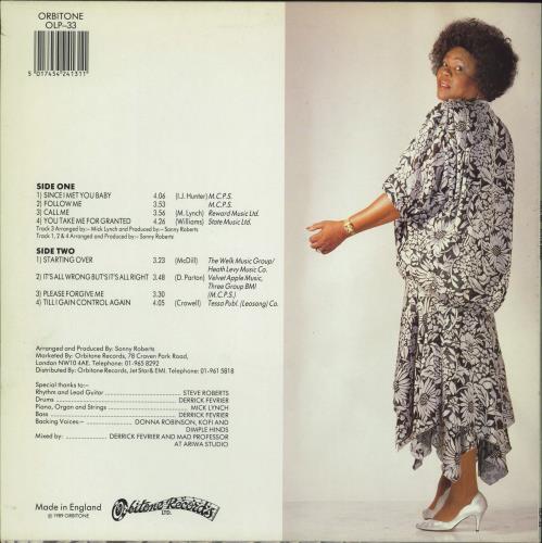 Joyce Bond Call Me vinyl LP album (LP record) UK JYBLPCA789498