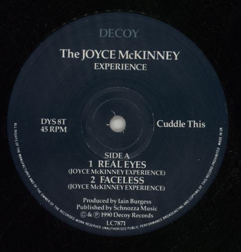 Joyce McKinney Experience Real Eyes 12" vinyl single (12 inch record / Maxi-single) UK 11912RE869057