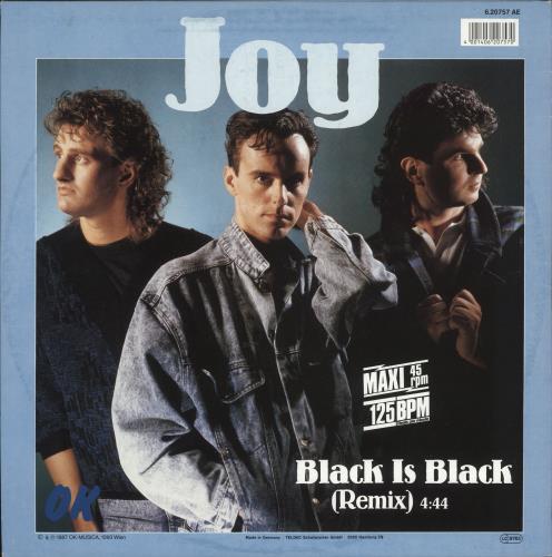 Joy Black Is Black 12" vinyl single (12 inch record / Maxi-single) German Z7312BL725373