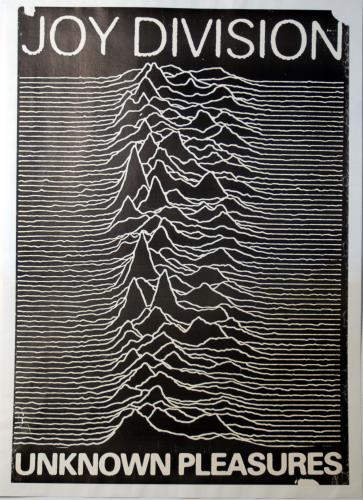 Joy Division Unknown Pleasures poster UK JOYPOUN608684