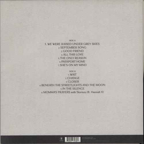 JP Cooper Raised Under Grey Skies vinyl LP album (LP record) UK 1XMLPRA752513