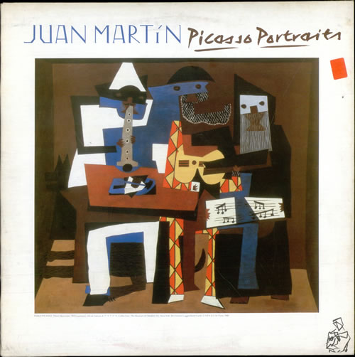 Juan Martin Picasso Portraits vinyl LP album (LP record) UK JXFLPPI512424
