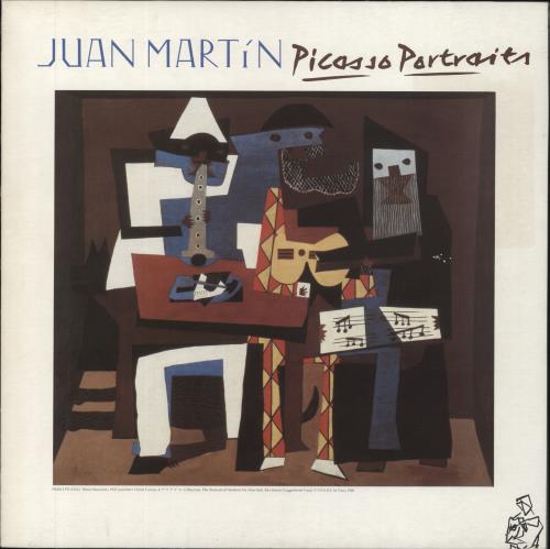 Juan Martin Picasso Portraits vinyl LP album (LP record) UK JXFLPPI809926