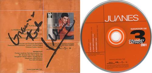 Juanes Ganador De 3 Grammy Latinos 2001 CD single (CD5 / 5") US J-UC5GA372087
