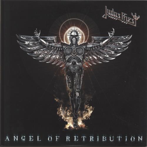 Judas Priest Angel Of Retribution - Orange 2-LP vinyl record set (Double LP Album) UK JUD2LAN695408