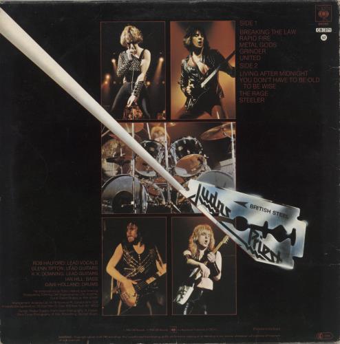 Judas Priest British Steel - VG vinyl LP album (LP record) UK JUDLPBR869802