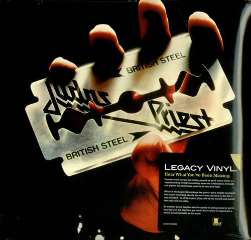 Judas Priest British Steel vinyl LP album (LP record) US JUDLPBR451272