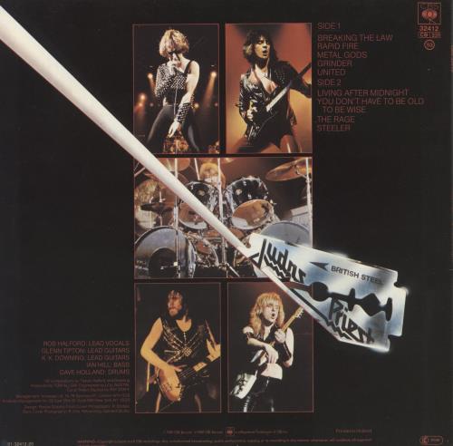 Judas Priest British Steel vinyl LP album (LP record) Dutch JUDLPBR869651