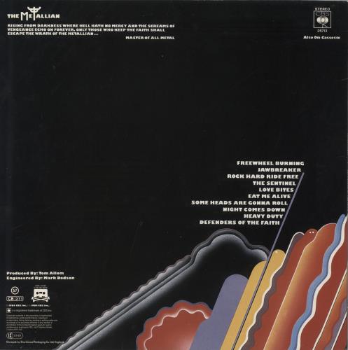 Judas Priest Defenders Of The Faith + Competition Form vinyl LP album (LP record) UK JUDLPDE746861