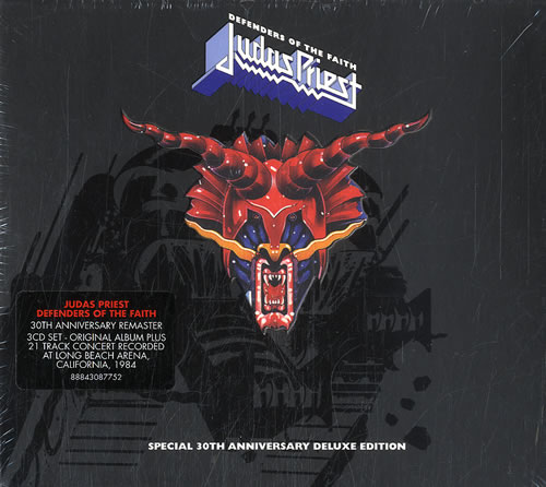 Judas Priest Defenders Of The Faith - Sealed 3-CD album set (Triple CD) UK JUD3CDE631575