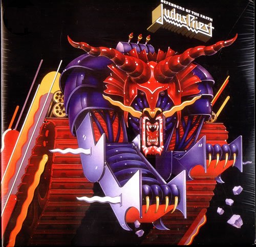 Judas Priest Defenders Of The Faith 2-LP vinyl record set (Double LP Album) UK JUD2LDE511614