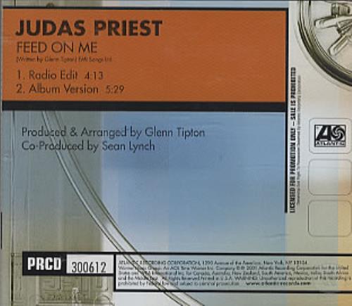 Judas Priest Feed On Me CD single (CD5 / 5") US JUDC5FE192630