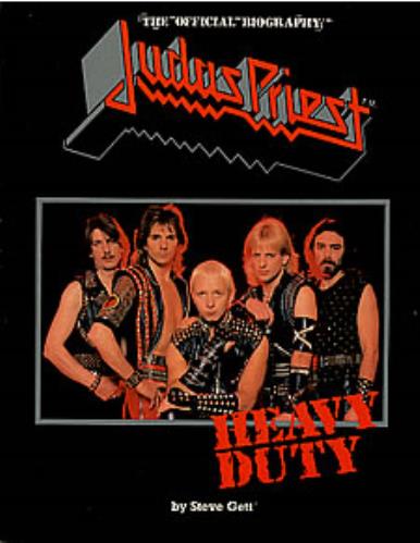 Judas Priest Heavy Duty - The Official Biography book UK JUDBKHE174727