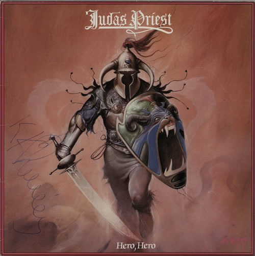 Judas Priest Hero, Hero - Autographed Sleeve memorabilia UK JUDMMHE577969