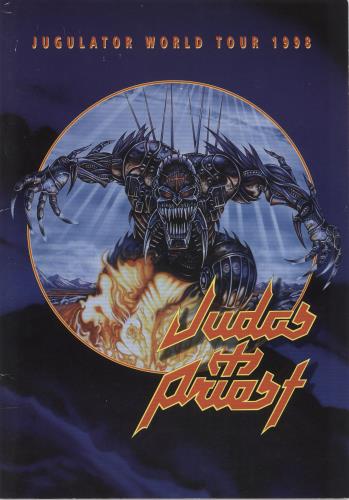 Judas Priest Jugulator World Tour 1998 tour programme UK JUDTRJU727738