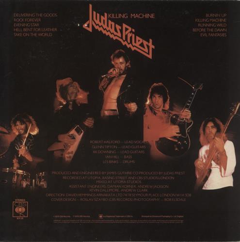 Judas Priest Killing Machine - EX vinyl LP album (LP record) UK JUDLPKI411734