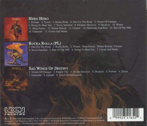 Judas Priest Limited Edition 3 CD Box Set - Sealed CD Album Box Set US JUDDXLI819085