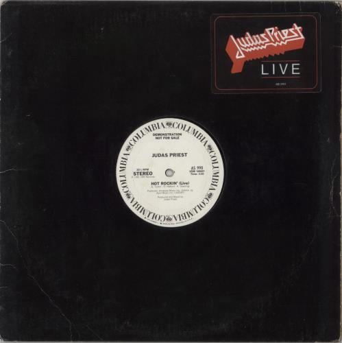 Judas Priest Live 12" vinyl single (12 inch record / Maxi-single) US JUD12LI77880