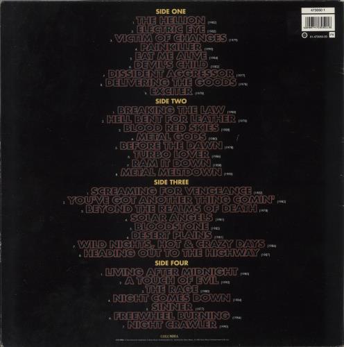 Judas Priest Metal Works 73-93 2-LP vinyl record set (Double LP Album) UK JUD2LME384543