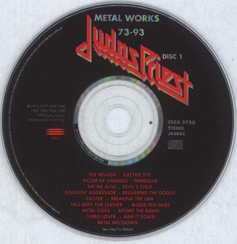 Judas Priest Metal Works 2 CD album set (Double CD) Japanese JUD2CME16601