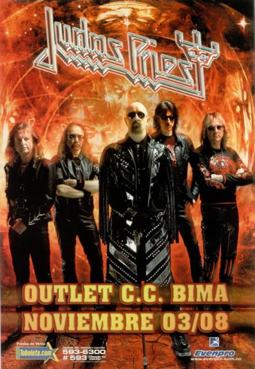 Judas Priest Outlet C.C. Bima poster Colombian JUDPOOU447480