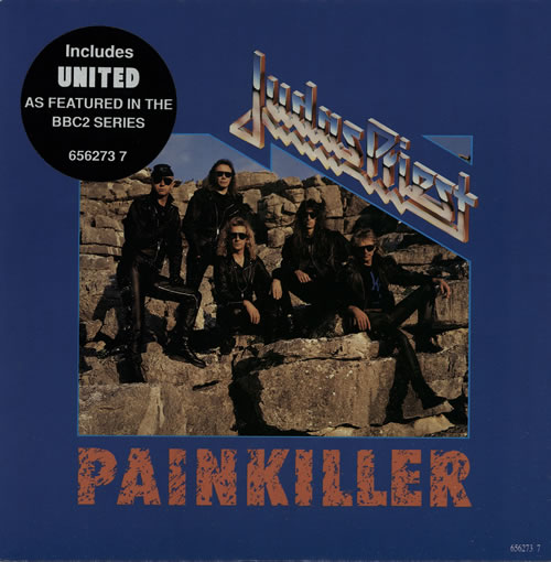 Judas Priest Painkiller 7" vinyl single (7 inch record / 45) UK JUD07PA577171
